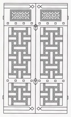 Blackwork Door
